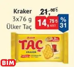 ÜLKER TAÇ KRAKER ÜLKER TAÇ KRAKER